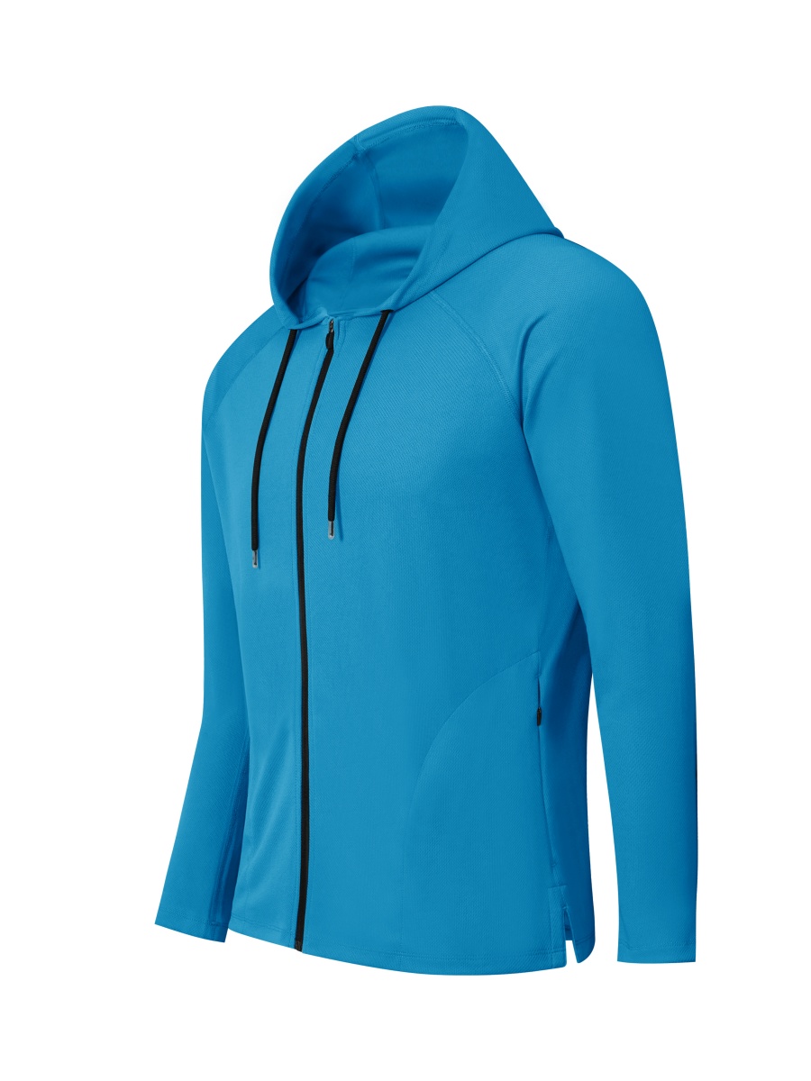 Sun Smart Full Zip Hooded Long Sleeve Shirt