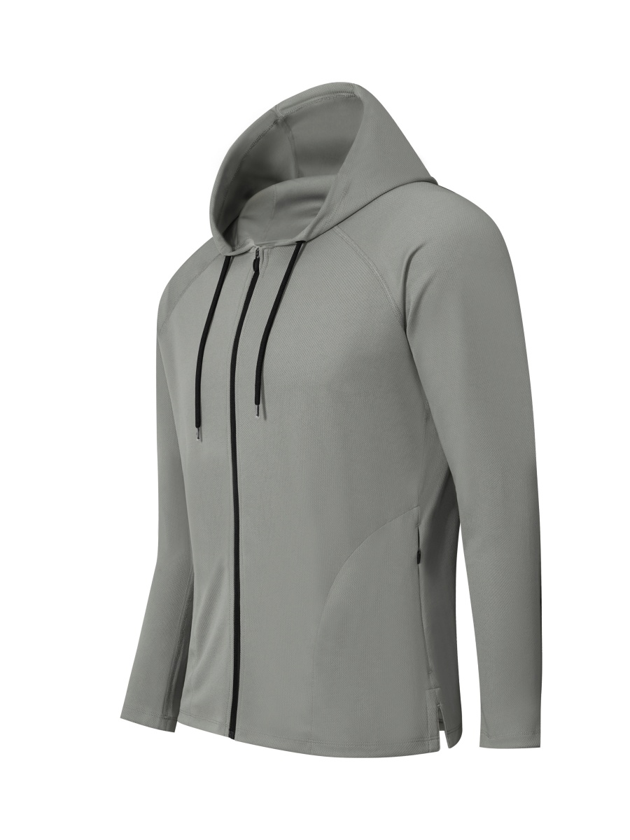 Sun Smart Full Zip Hooded Long Sleeve Shirt