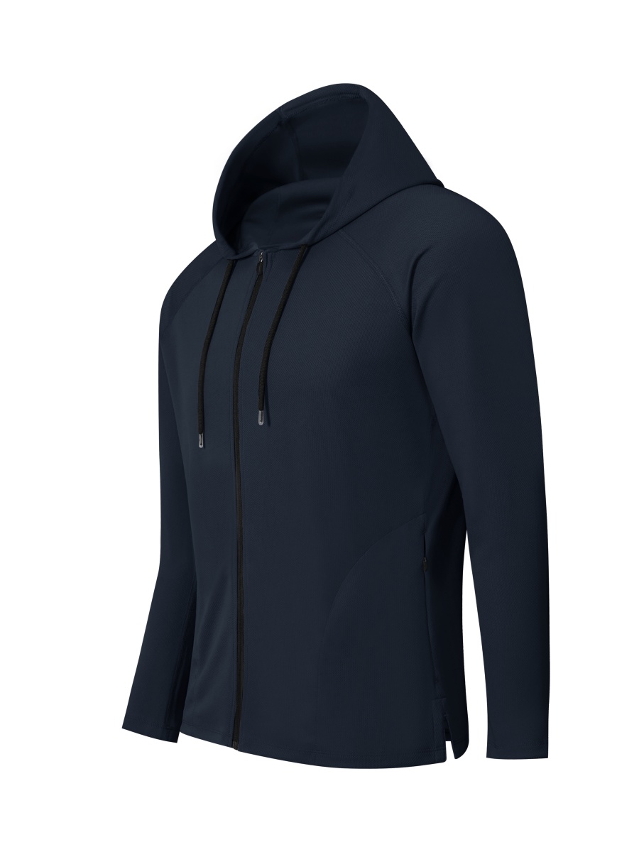 Sun Smart Full Zip Hooded Long Sleeve Shirt
