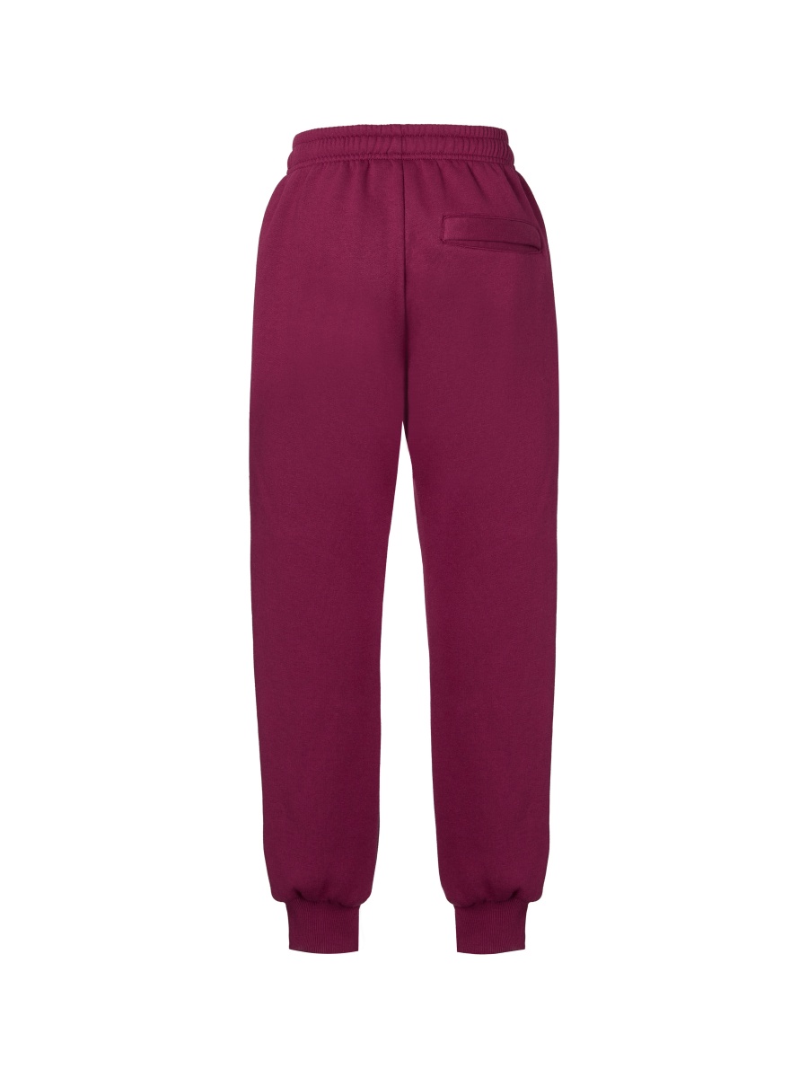 Double Knee Fleece Track Pants with Ribbed Cuffs