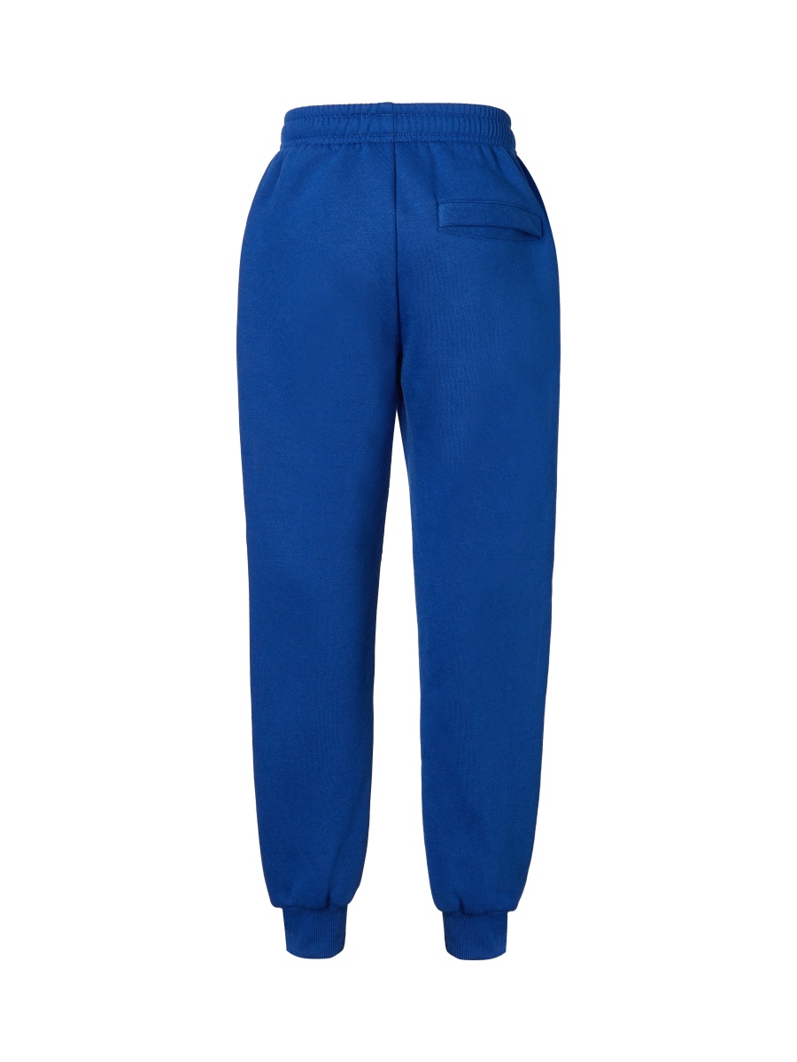 Double Knee Fleece Track Pants with Ribbed Cuffs