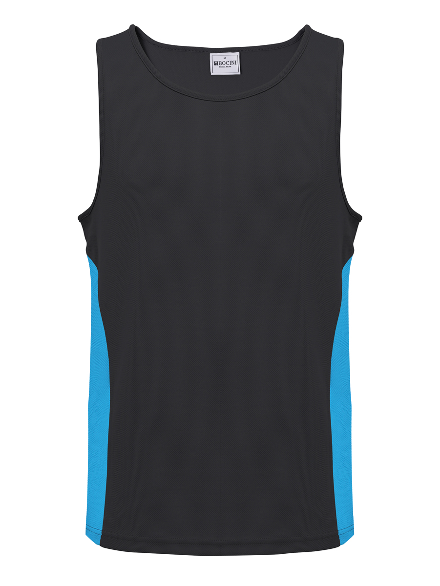 Mens/Kids Micro Mesh Contrast Singlet