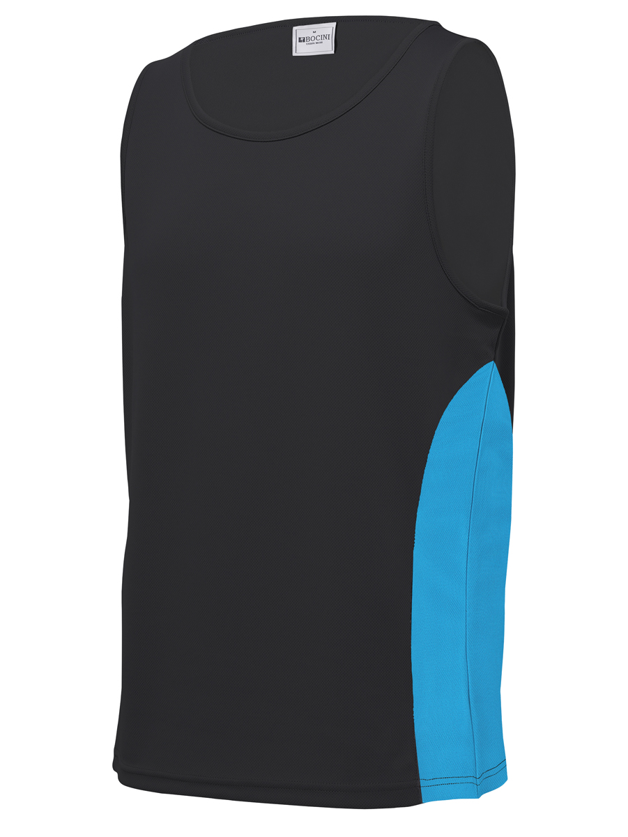 Mens/Kids Micro Mesh Contrast Singlet