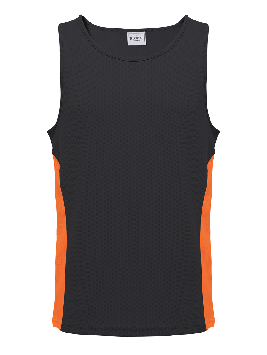 Mens/Kids Micro Mesh Contrast Singlet