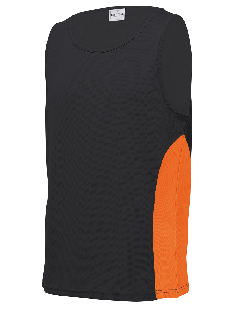 Mens/Kids Micro Mesh Contrast Singlet