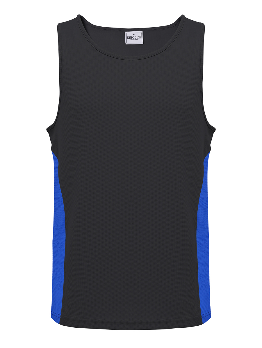 Mens/Kids Micro Mesh Contrast Singlet