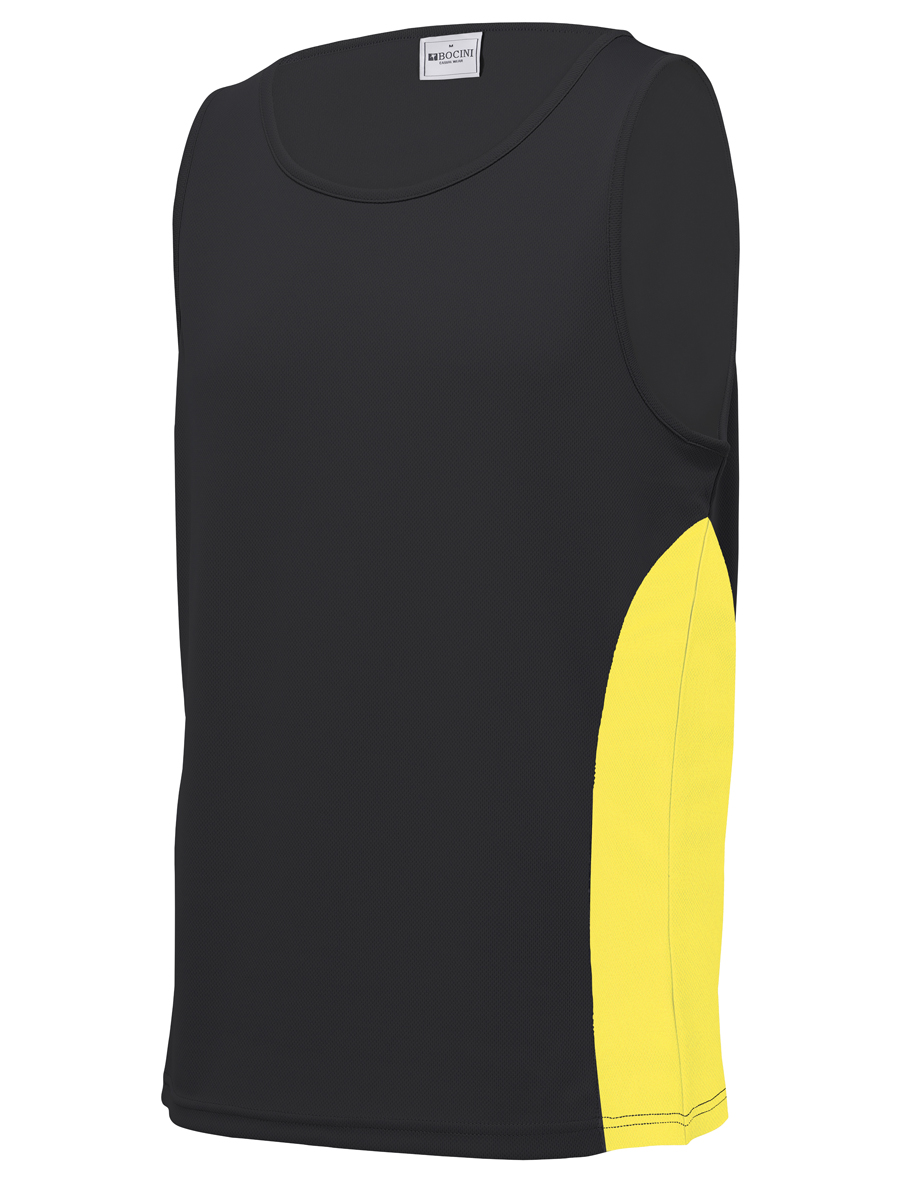 Mens/Kids Micro Mesh Contrast Singlet