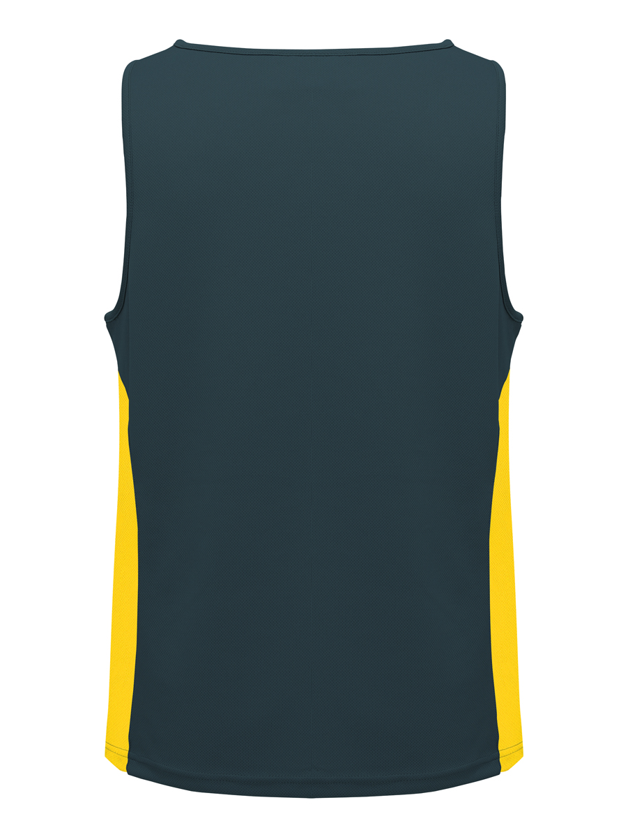 Mens/Kids Micro Mesh Contrast Singlet