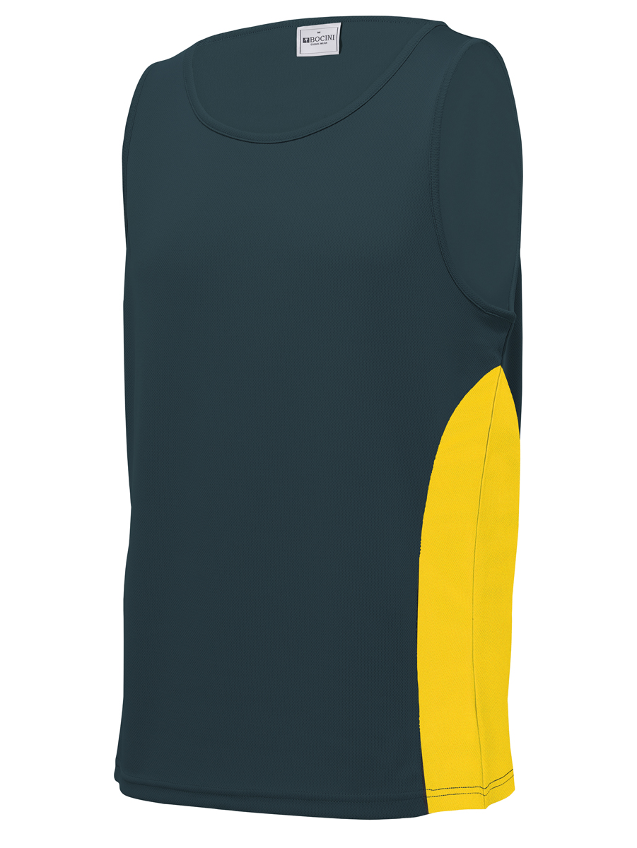 Mens/Kids Micro Mesh Contrast Singlet