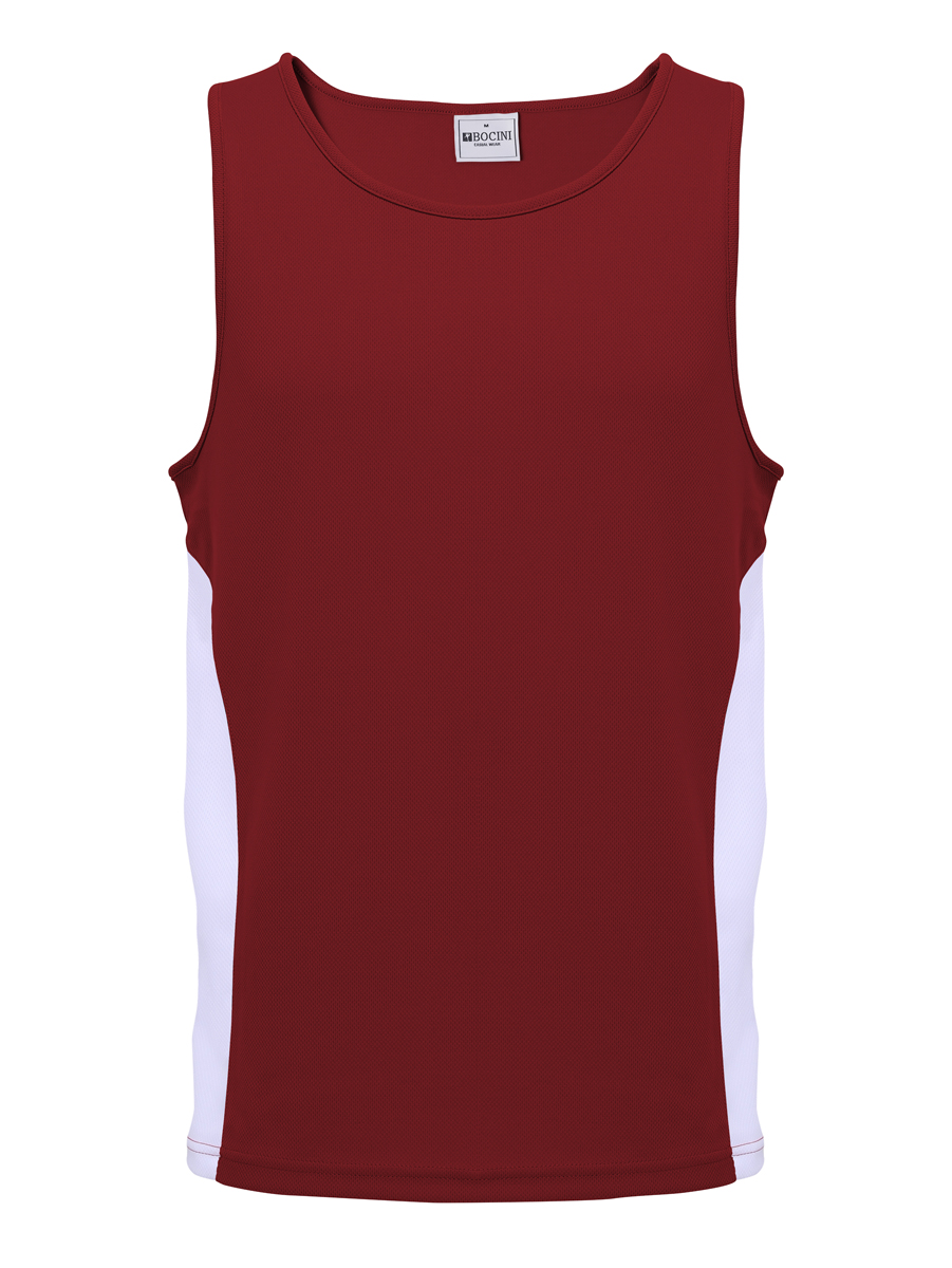 Mens/Kids Micro Mesh Contrast Singlet