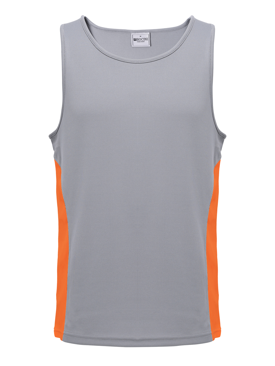 Mens/Kids Micro Mesh Contrast Singlet