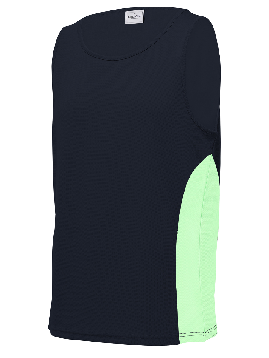 Mens/Kids Micro Mesh Contrast Singlet