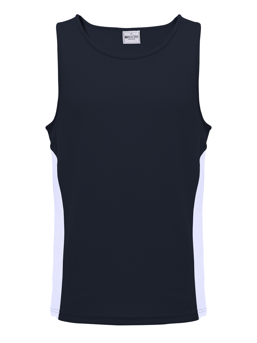 Mens/Kids Micro Mesh Contrast Singlet
