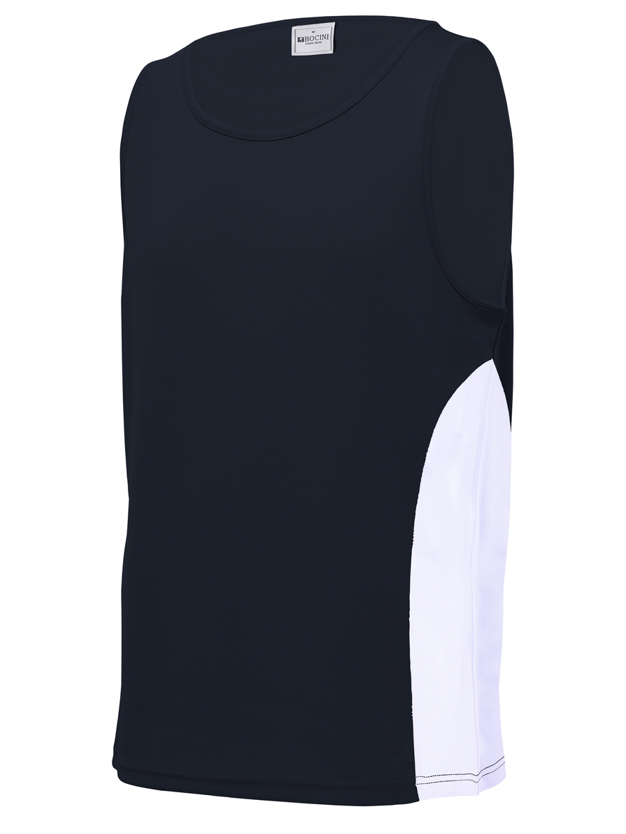 Mens/Kids Micro Mesh Contrast Singlet