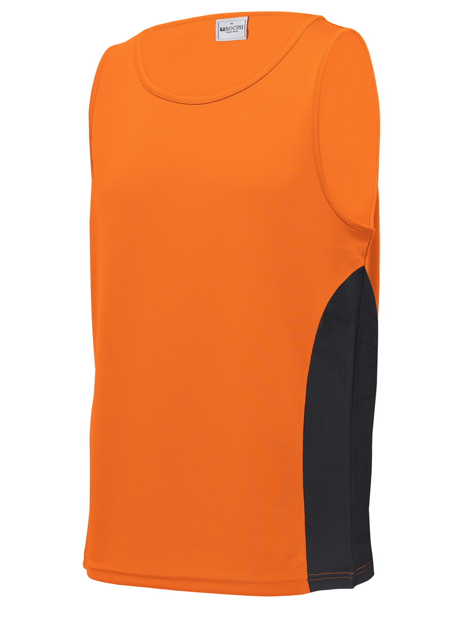 Mens/Kids Micro Mesh Contrast Singlet