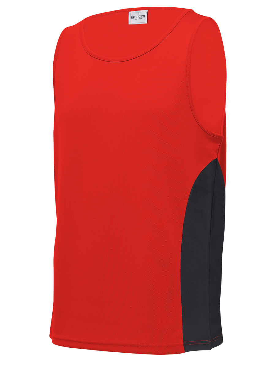 Mens/Kids Micro Mesh Contrast Singlet