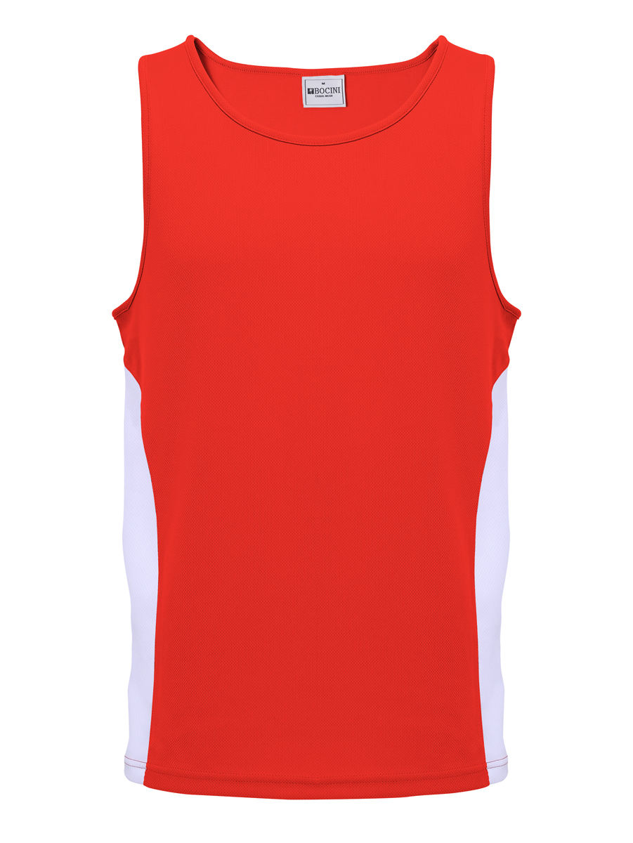 Mens/Kids Micro Mesh Contrast Singlet