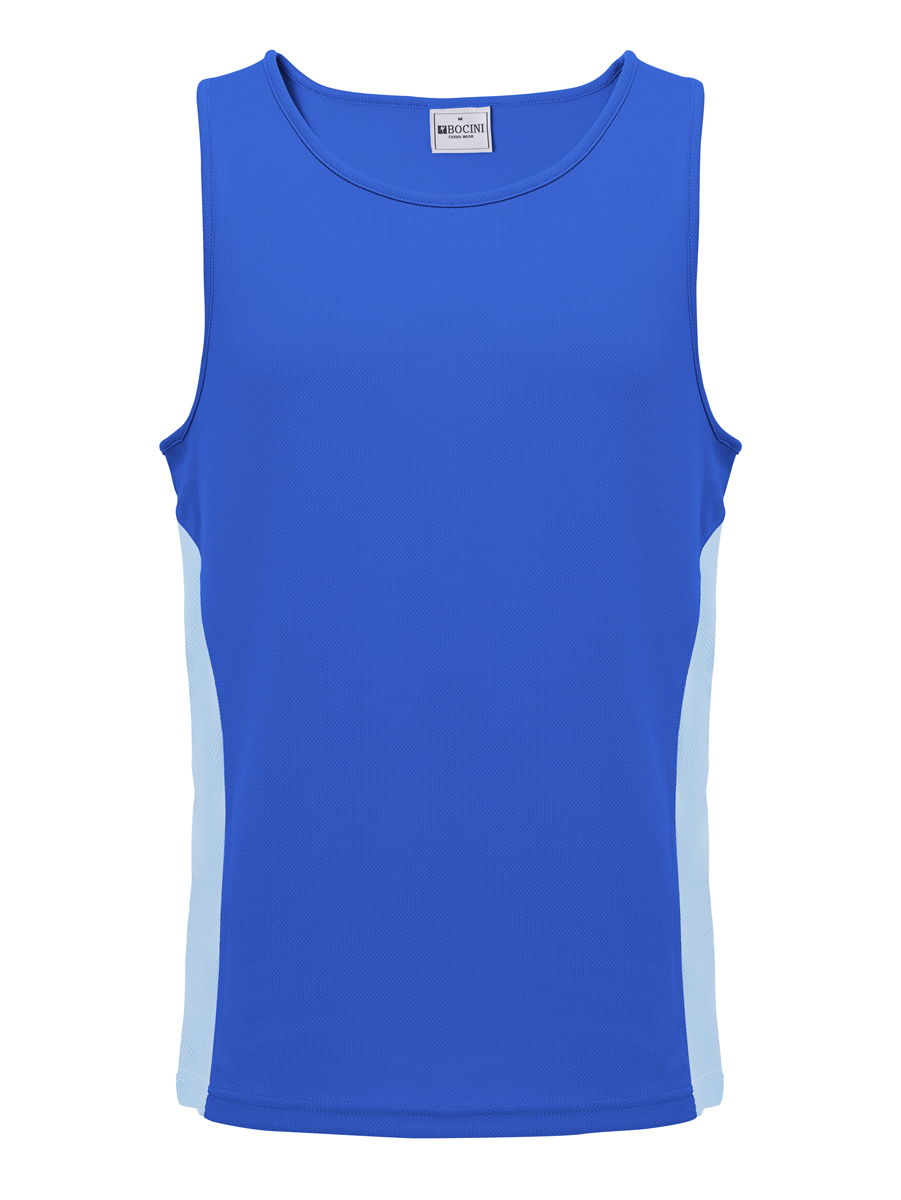 Mens/Kids Micro Mesh Contrast Singlet