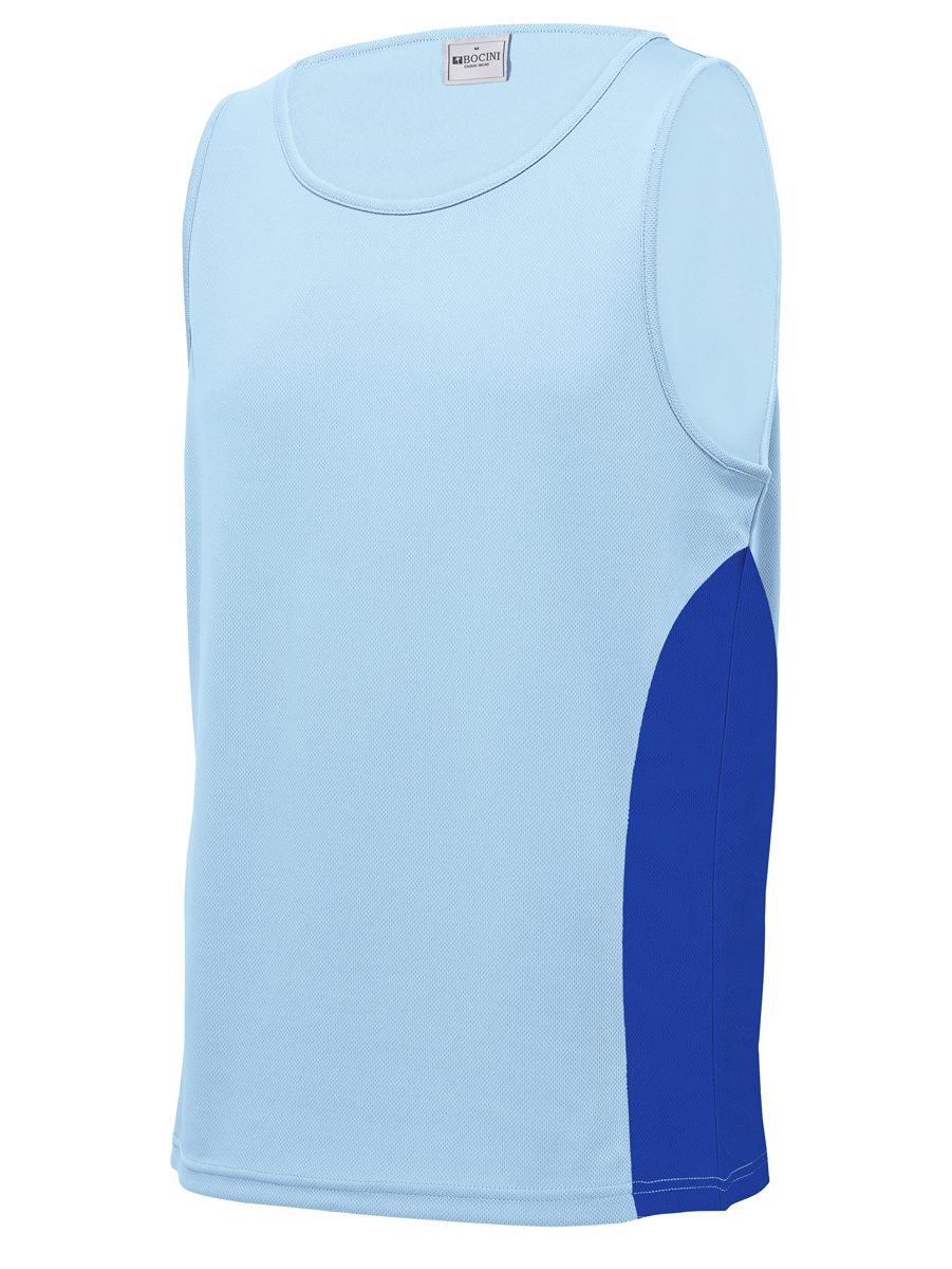 Mens/Kids Micro Mesh Contrast Singlet