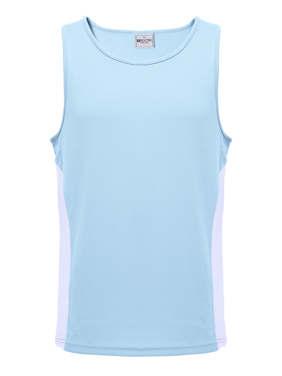 Mens/Kids Micro Mesh Contrast Singlet
