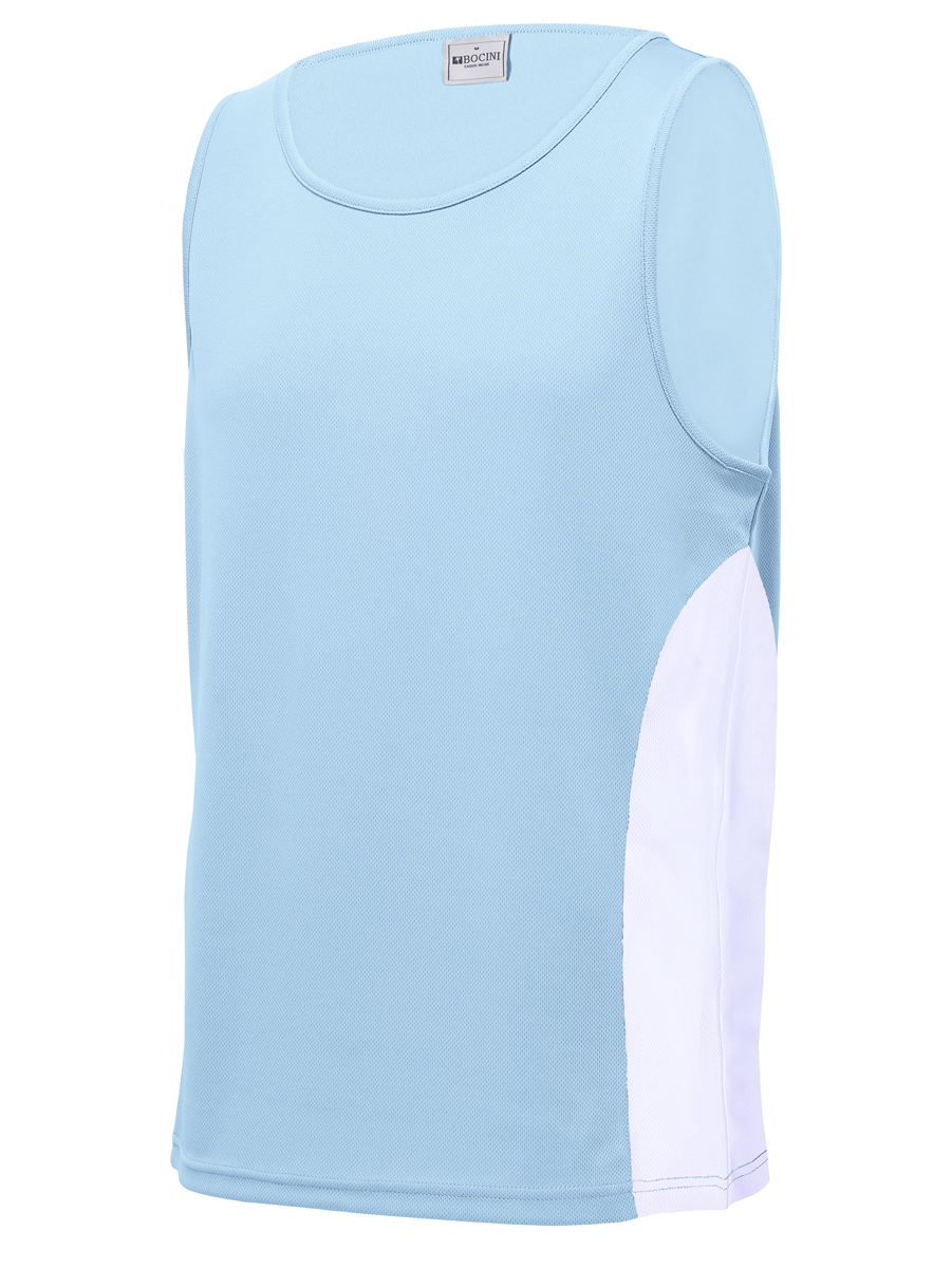 Mens/Kids Micro Mesh Contrast Singlet