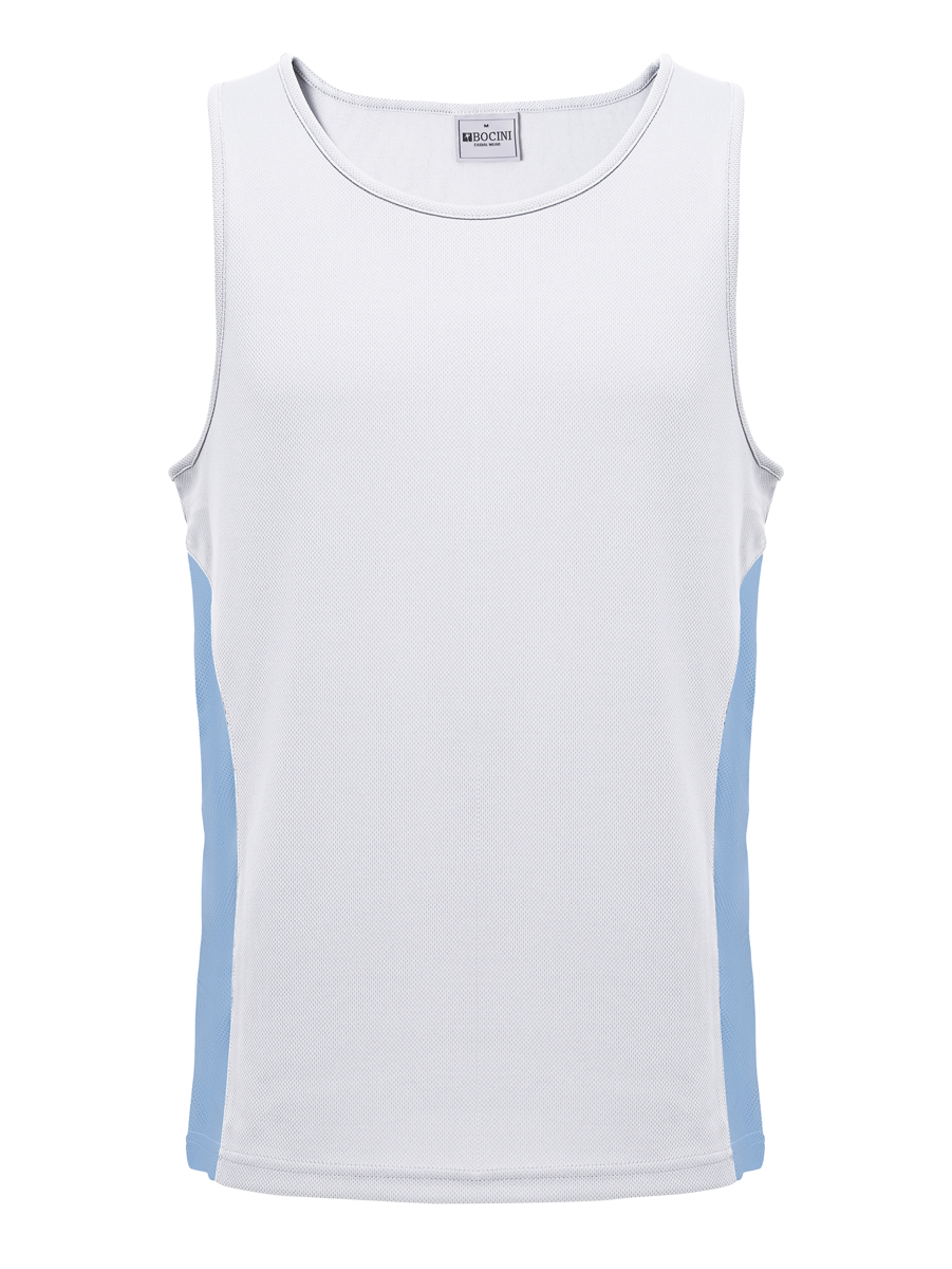Mens/Kids Micro Mesh Contrast Singlet
