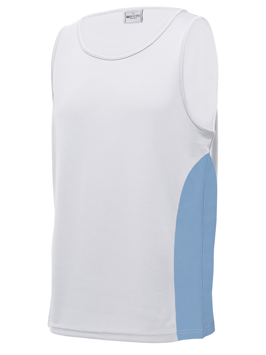 Mens/Kids Micro Mesh Contrast Singlet